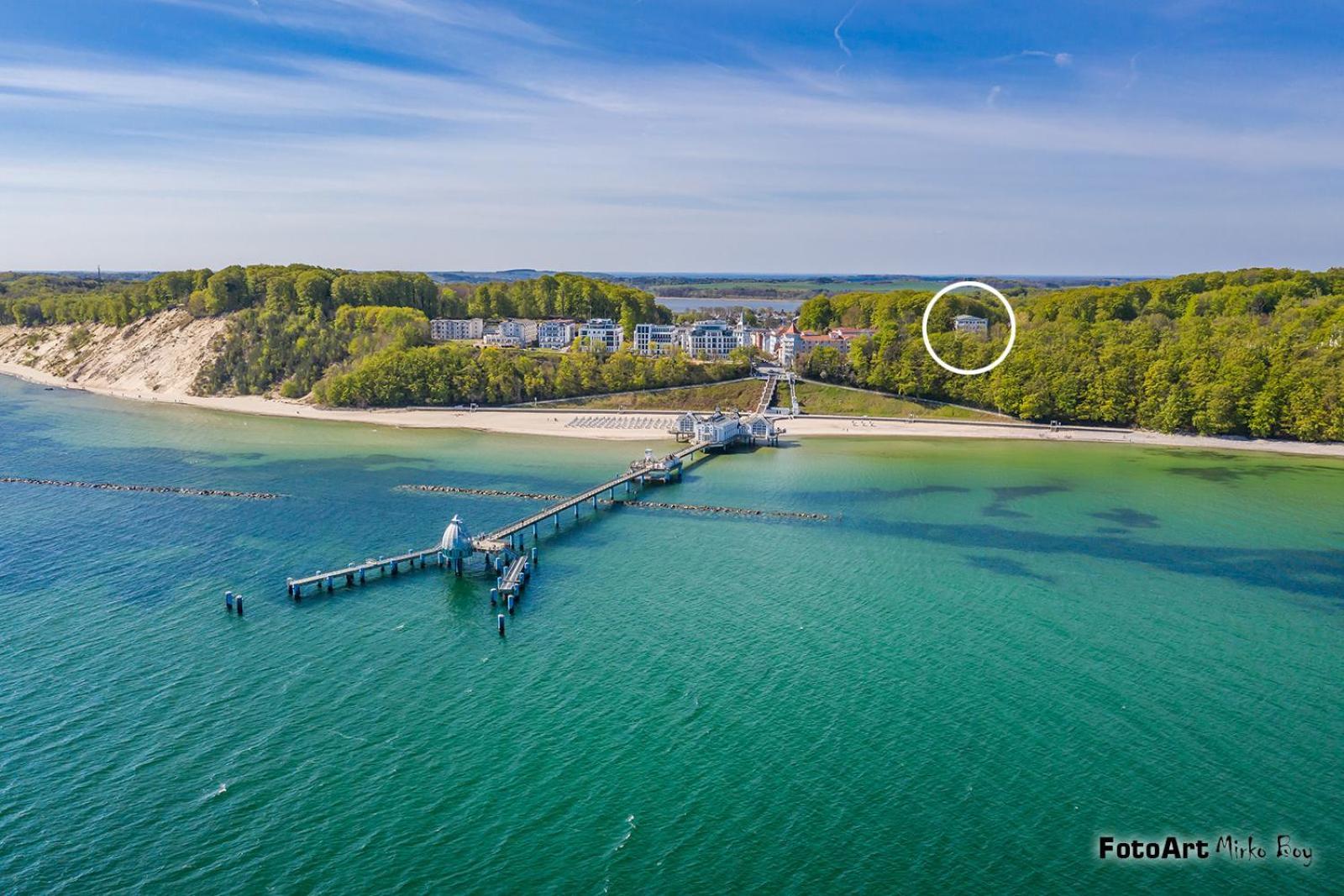Residenz Seeblick Fewo 18 Mit Balkon Und Ostseeblick Sellin  Dış mekan fotoğraf